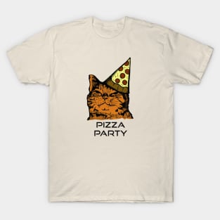 Pizza Party Cat, Party Animal T-Shirt